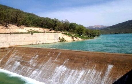 سد شاه قاسم یاسوج سرریز شد