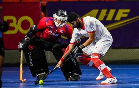 برد تیم ملی هاکی سالنی ایران مقابل استرالیا