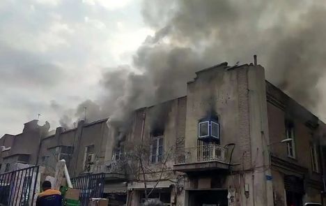 گراندهتل در تهران سوخت / واکنش میراث فرهنگی استان تهران