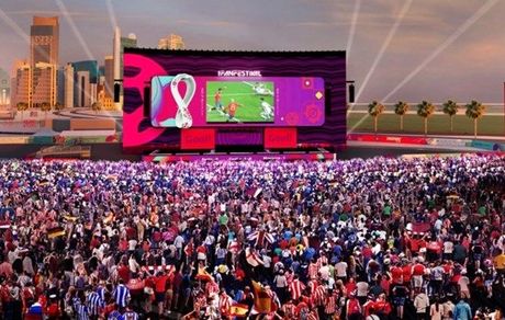 حضور نزدیک به ۲ میلیون هوادار در جشنواره‌های فوتبالی دوحه