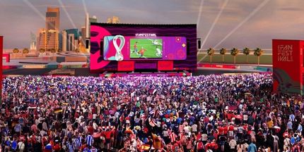 حضور نزدیک به ۲ میلیون هوادار در جشنواره‌های فوتبالی دوحه