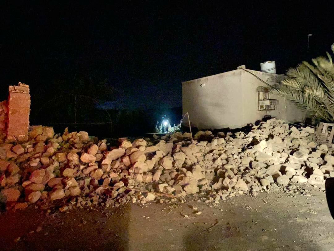 تصاویر زلزله نسبتا شدید استان هرمزگان