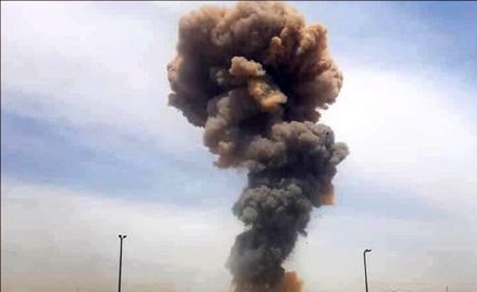 انفجارهای مهیب و آتش‌سوزی گسترده در شهر صنعتی «الجبیل» عربستان در پی حمله موشکی