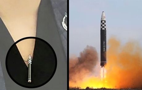 تصاویری از همسر رهبر کره شمالی با گردنبندی به شکل موشک بالستیک منتشر شد