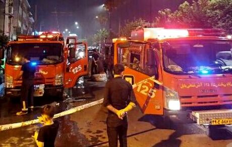 فروشگاه بزرگ اتکا در بابل آتش گرفت