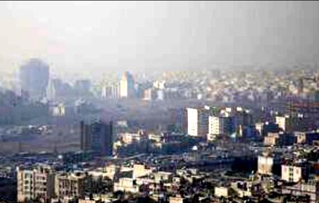 آلودگی هوا در مناطق پرتردد شهر تهران