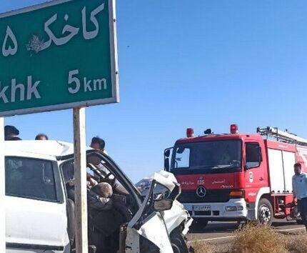 تصادف پژو و سمند با ۹ کشته و مصدوم