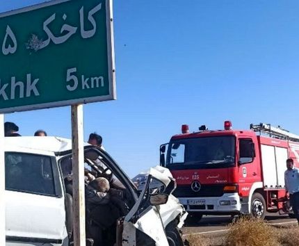 تصادف پژو و سمند با ۹ کشته و مصدوم