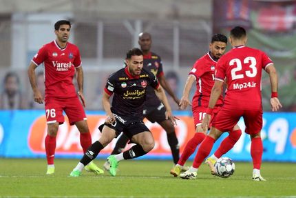 پرسپولیس در قائم‌شهر موقتا صدرنشین لیگ برتر شد