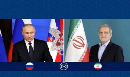 گفت و گوی تلفنی رئیس جمهور با پوتین