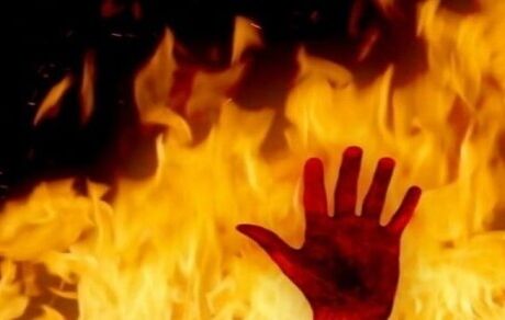 مردمعتاد همسرش‌ رابه‌ آتش‌ کشید