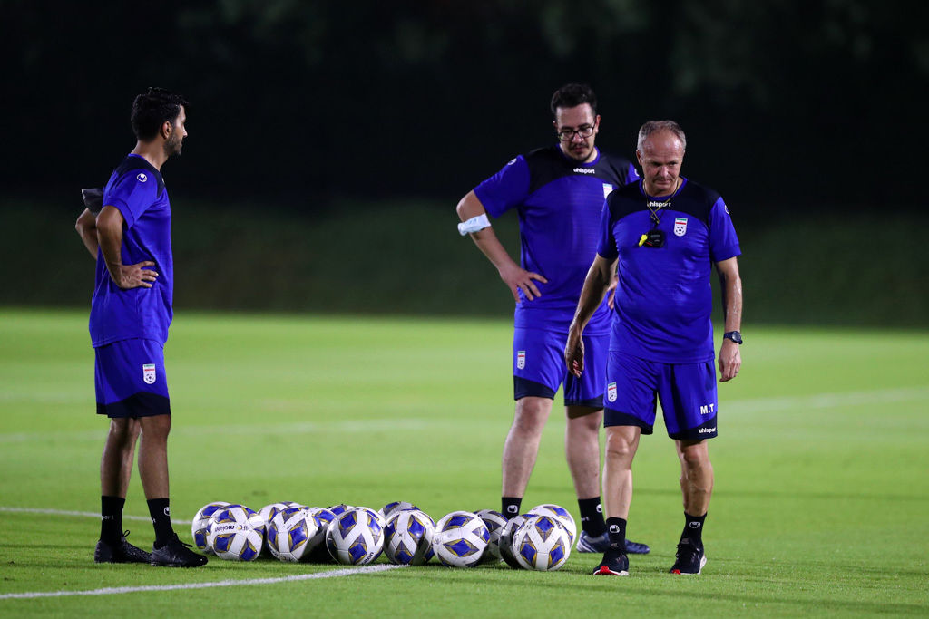 تیم ملی، اولین تمرین خود را در قطر برگزار کرد