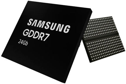 سامسونگ حافظه ویدیویی فوق‌سریع GDDR7 را معرفی می‌کند