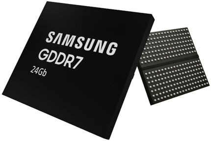 سامسونگ حافظه ویدیویی فوق‌سریع GDDR7 را معرفی می‌کند