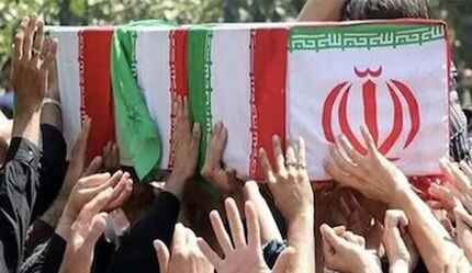 تشییع پیکر مطهر سه شهید دیگر تجاوز رژیم جعلی صهیونیستی در استان گیلان 