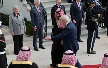 بن سلمان وارد کاخ سفید شد + ویدئو