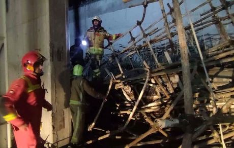 ریزش سوله در نزدیکی فرودگاه امام