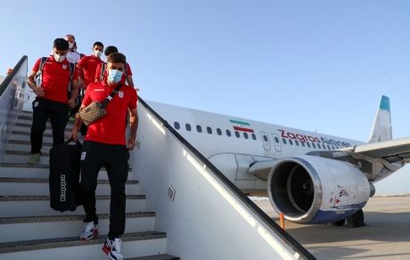 تیم ملی فوتبال برای بازی با امارات وارد دُبی شد