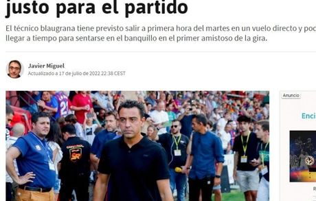 ژاوی امکان همراهی بارسلونا در آمریکا را کسب کرد / دلیل مشکل: سفر به ایران