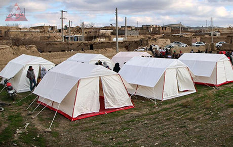 برپایی ۲۱ اردوگاه اسکان اضطراری و اسکان بیش از ۱۸ هزار و ۷۰۰ زلزله‌زده خوی