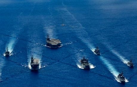 رزمایش دریایی ژاپن، استرالیا و آمریکا برگزار می‌شود