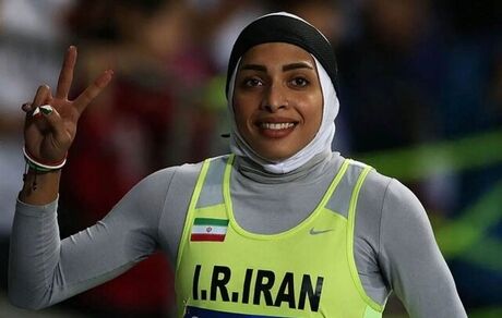 عنوان سومی بانوی دونده ایرانی در کلمبیا