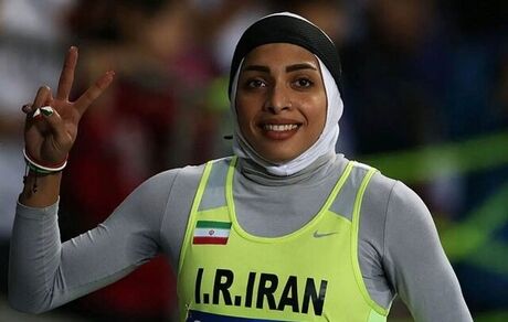 عنوان سومی بانوی دونده ایرانی در کلمبیا