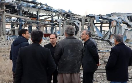 خسارت و تخریب ۵ واحد تولیدی صنعتی استان آذربایجان‌غربی در جنگ اخیر