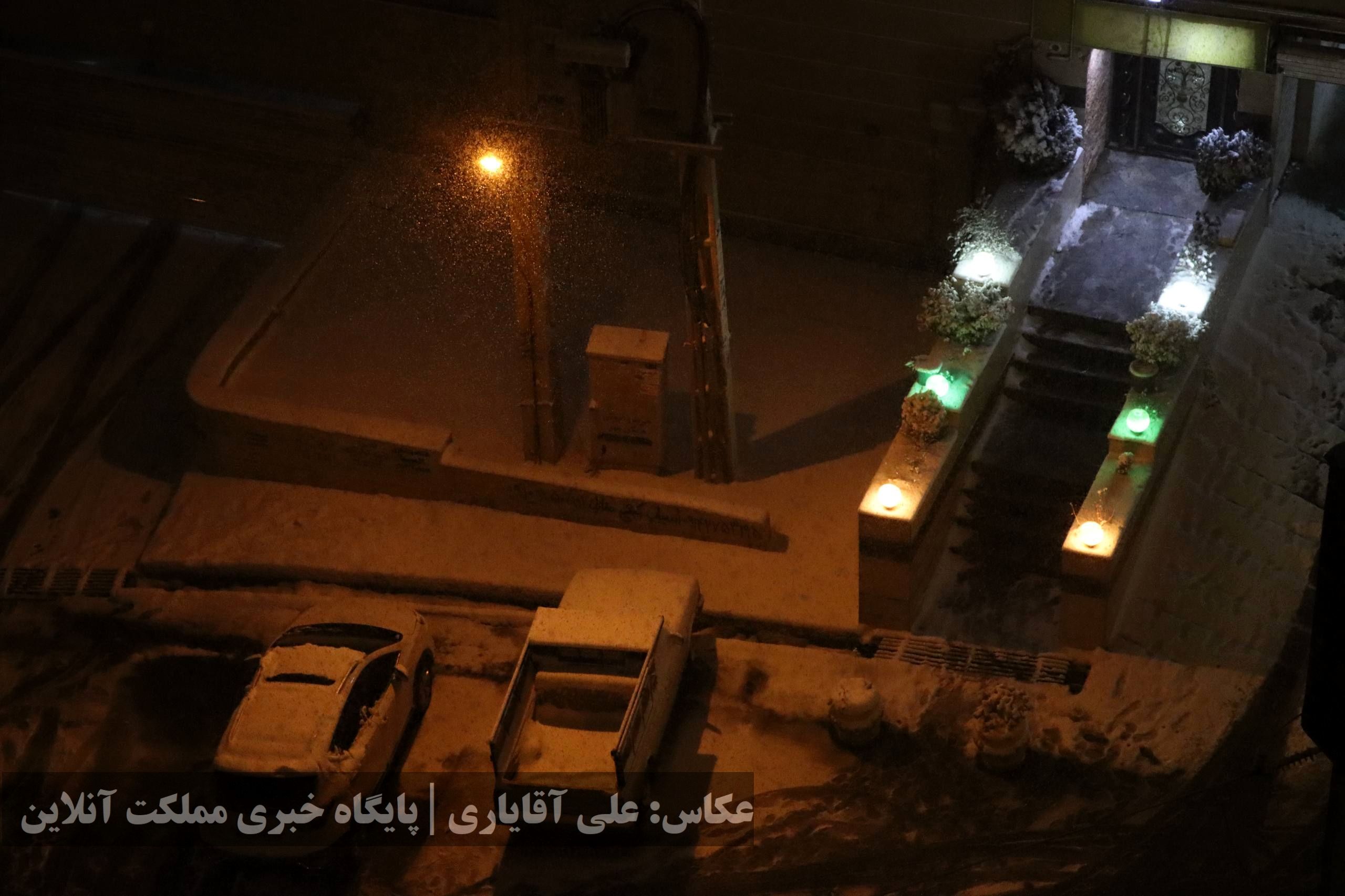 بارش برف در ارومیه