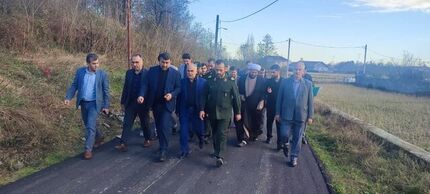 پروژه آسفالت معابر روستایی اسالم افتتاح شد