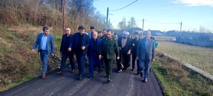پروژه آسفالت معابر روستایی اسالم افتتاح شد