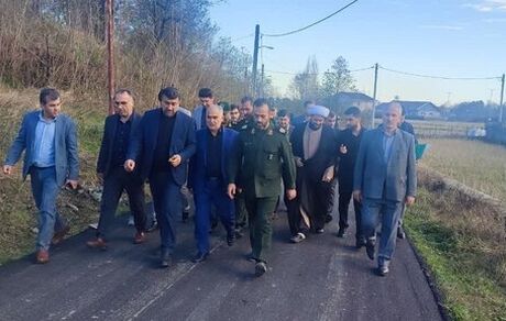 پروژه آسفالت معابر روستایی اسالم افتتاح شد