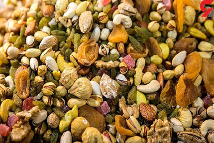اعلام قیمت آجیل چهارشنبه سوری در تهران