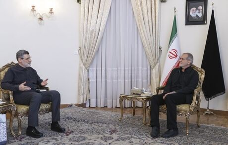 قاضی‌زاده هاشمی هم به دیدار پزشکیان رفت