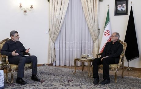 قاضی‌زاده هاشمی هم به دیدار پزشکیان رفت
