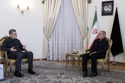 قاضی‌زاده هاشمی هم به دیدار پزشکیان رفت