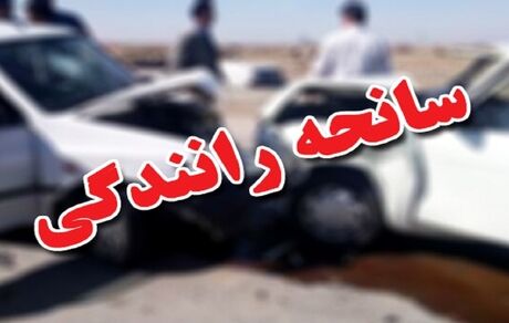 ۶ مصدوم در تصادف اتوبوس و نیسان آبی