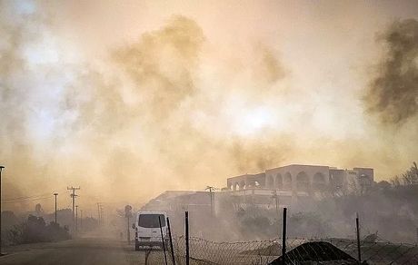 آتش‌سوزی غیر قابل کنترل در جنگل‌های جزیره «رودز» یونان