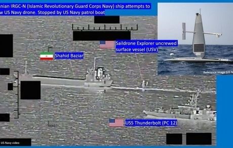 نیروی دریایی سپاه، جزئیات توقیف و رهاسازی شناور بی سرنشین آمریکایی را اعلام کرد