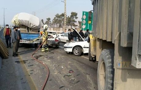 بیش از 10 درصد تصادف ها در بزرگراه آزادگان تهران رخ می دهد