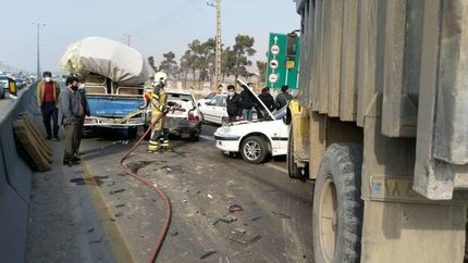 بیش از 10 درصد تصادف ها در بزرگراه آزادگان تهران رخ می دهد