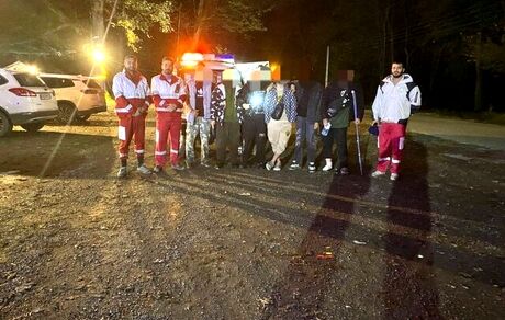 پیدا شدن ۶ گردشگر مفقودی در جنگل نور
