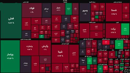 بورس دوباره افت کرد