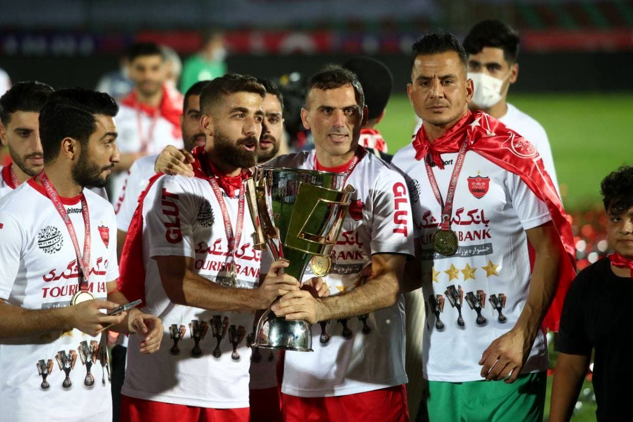 جشن پنجمین قهرمانی متوالی پرسپولیس در لیگ برتر