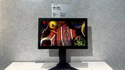 اولین نمایشگر QD-LED جهان رونمایی شد