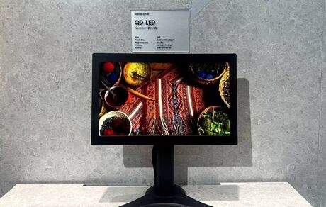 اولین نمایشگر QD-LED جهان رونمایی شد