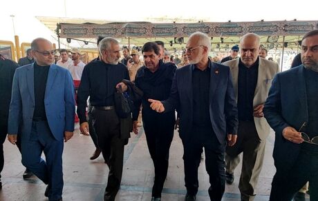 معاون اول رئیس جمهور از مرز شلمچه بازدید کرد