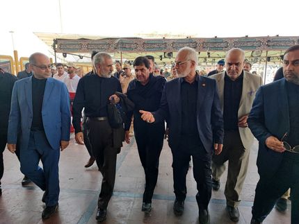 معاون اول رئیس جمهور از مرز شلمچه بازدید کرد