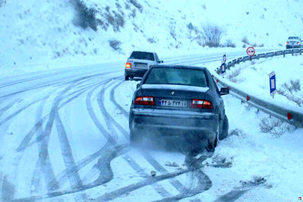جاده‌های ۷ استان کشور برفی است