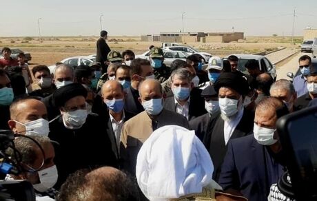 رئیس‌جمهور، طرح آبرسانی به روستای جفیر را افتتاح کرد